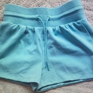 Light Blue Drawstring Shorts